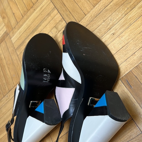 Roger Viver Bauhaus skyscraper high heels sandals, 36 1/2 - Picture 9 of 16